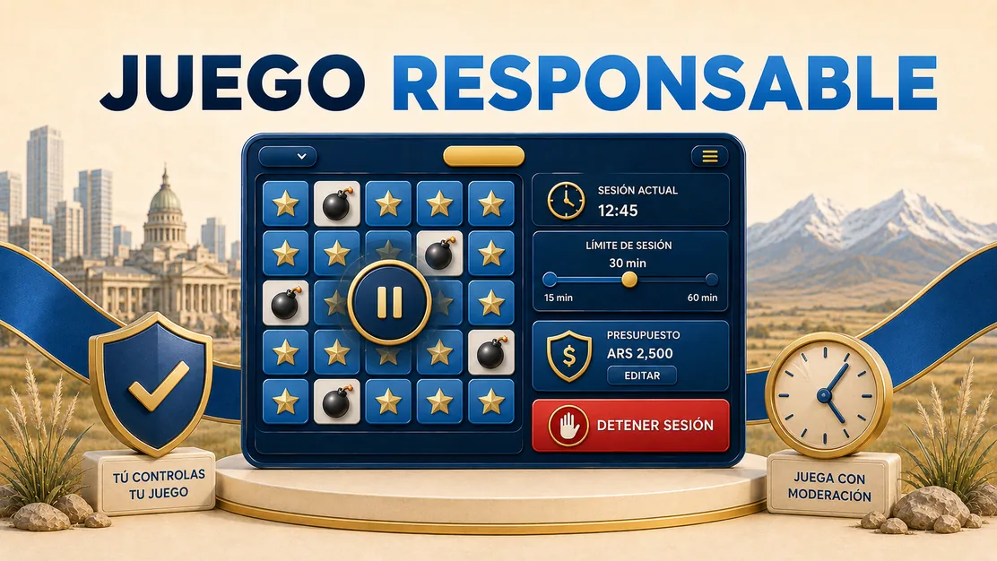 Herramientas de juego responsable: límite de sesión y presupuesto