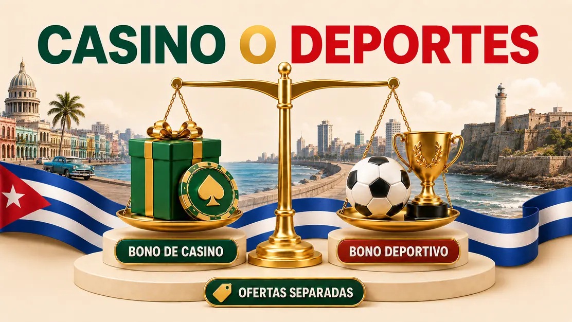 Diferencia entre una promoción de casino y una deportiva