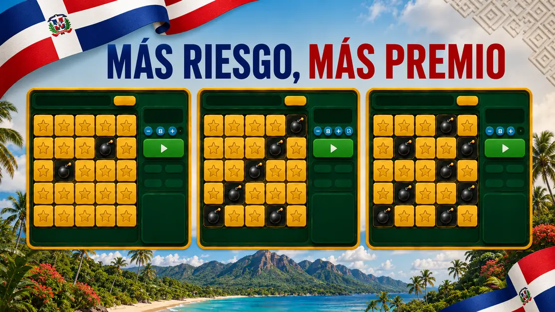 Multiplicador de Mines creciendo con cada estrella descubierta