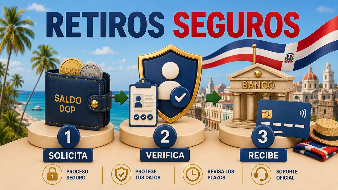 Retiro de saldo de Mines hacia una cuenta dominicana verificada