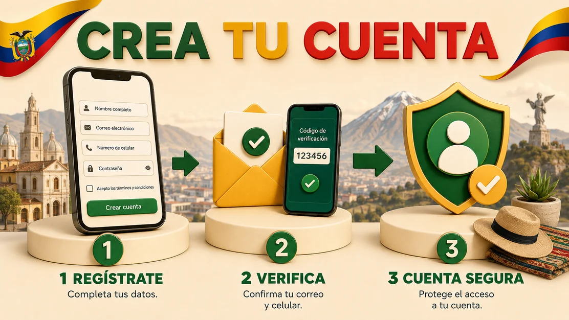 Registro para jugar Mines desde Ecuador con datos correctos