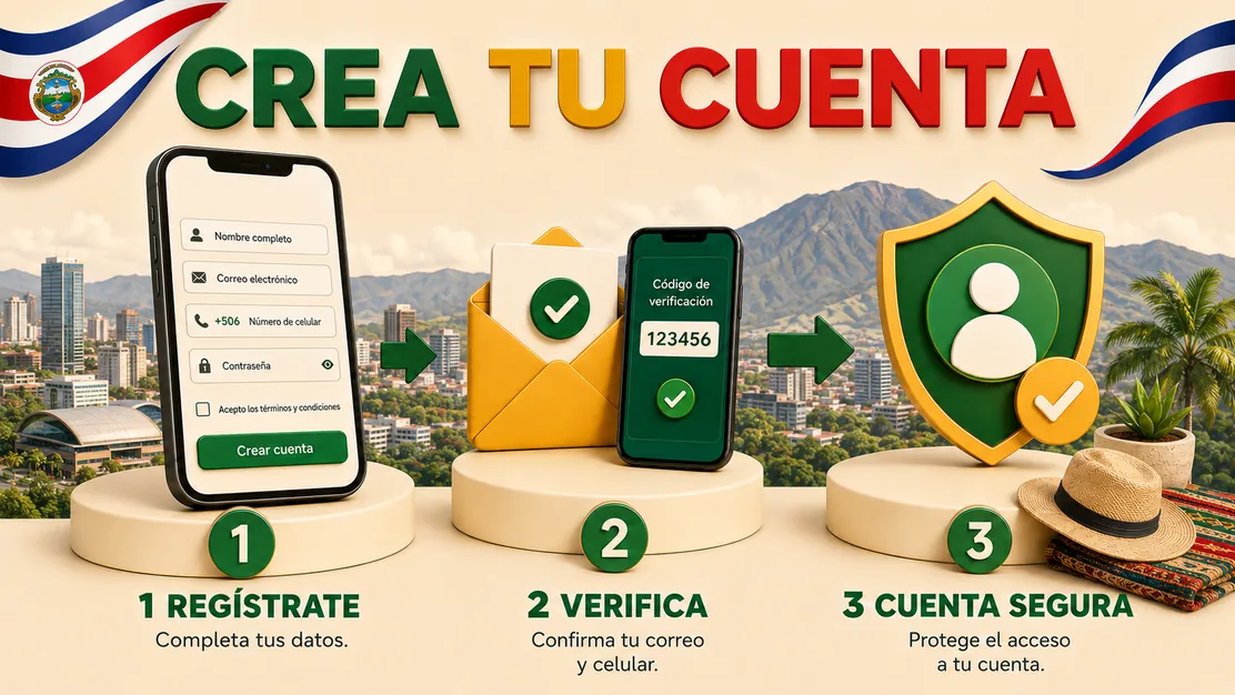 Registro para jugar Mines desde Costa Rica con datos personales correctos