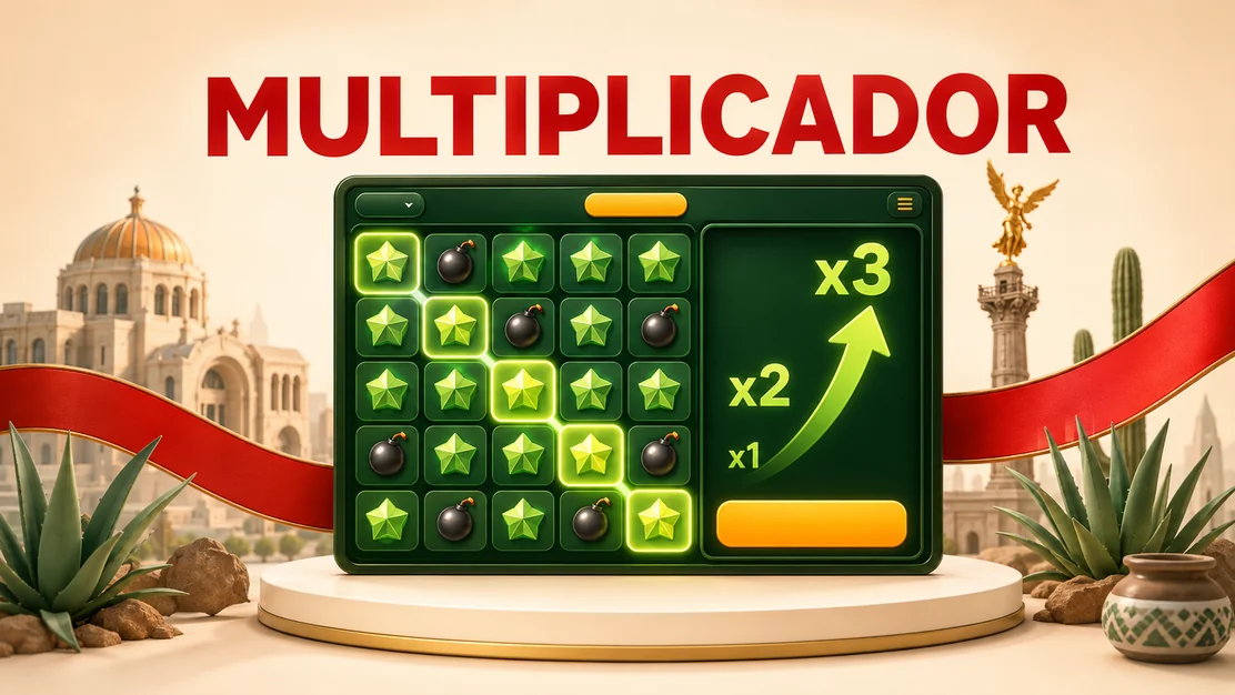 Multiplicador de Mines creciendo con cada casilla segura
