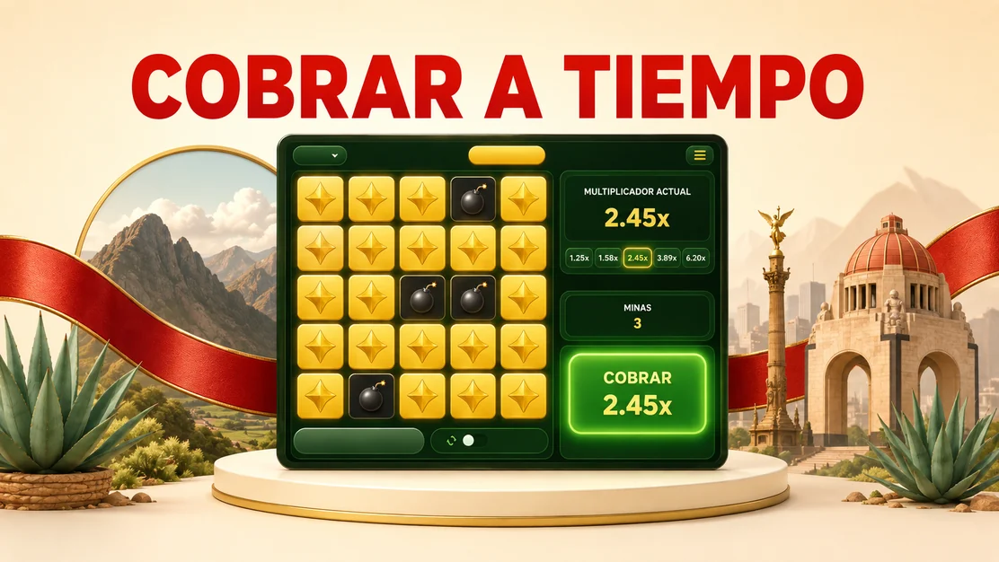 Botón de cobro con la ganancia acumulada de la ronda