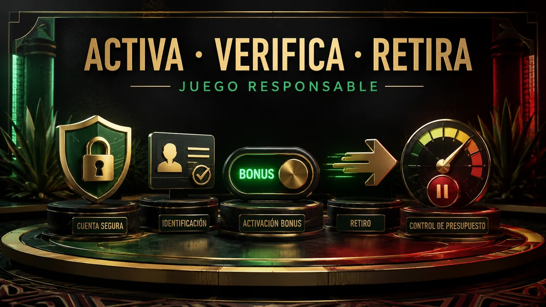 Activación del bono, verificación y retiro con límites definidos