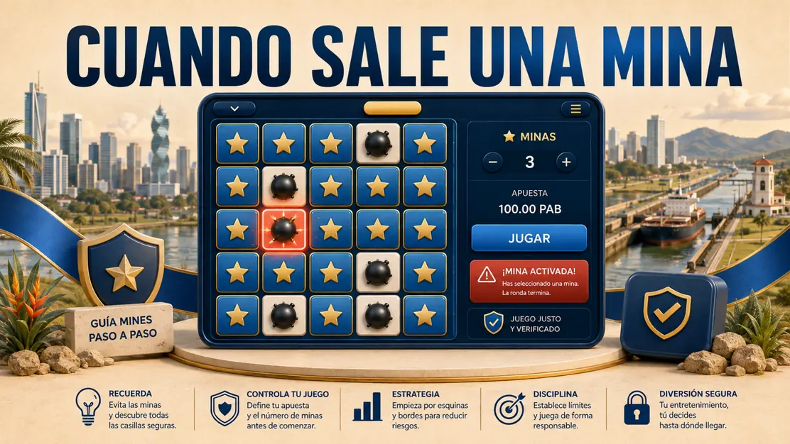 Una mina descubierta termina la ronda y la apuesta se pierde