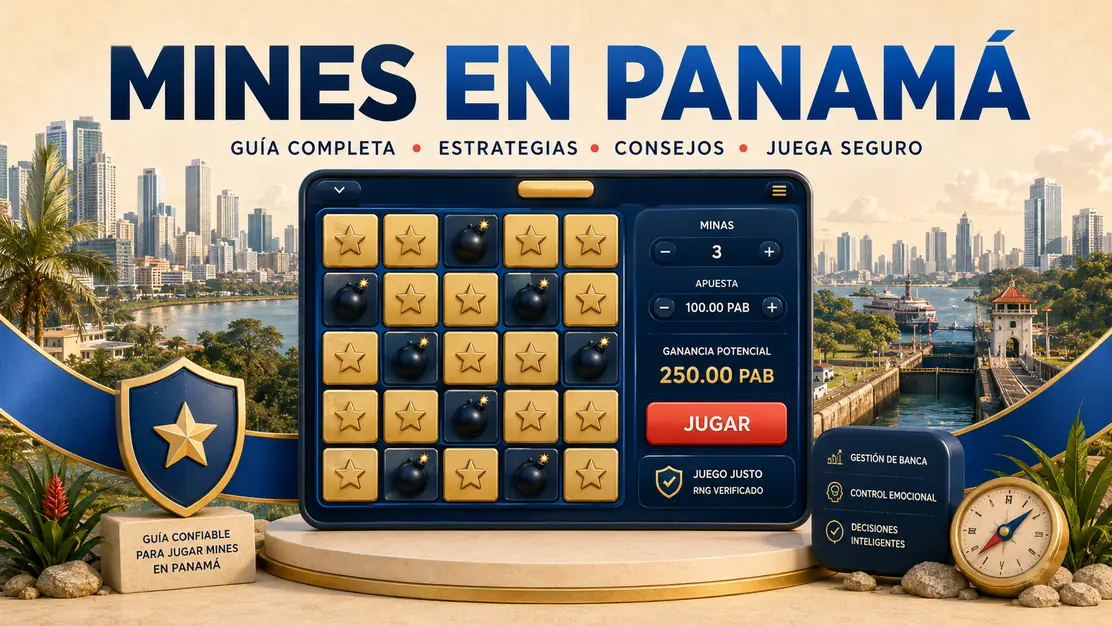 Mines desde Panamá: cuenta verificada y apuesta en moneda local