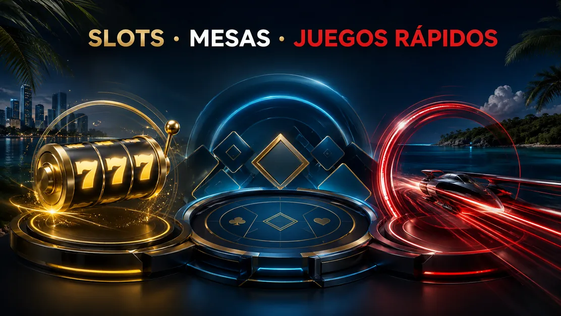 Categorías del casino: tragamonedas, mesas, crash e instantáneos