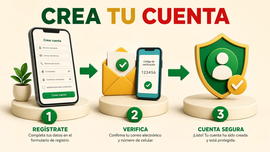 Registro para Mines Perú mediante celular, correo y cuenta en soles