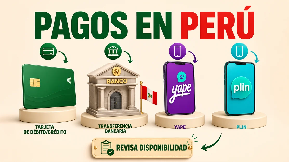 Métodos de pago peruanos para Mines con tarjeta, banco, Yape y Plin