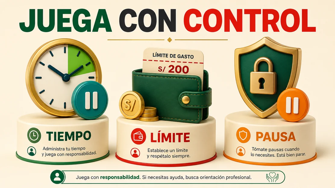Controles de juego responsable para Mines con pausa, reloj y límite de saldo