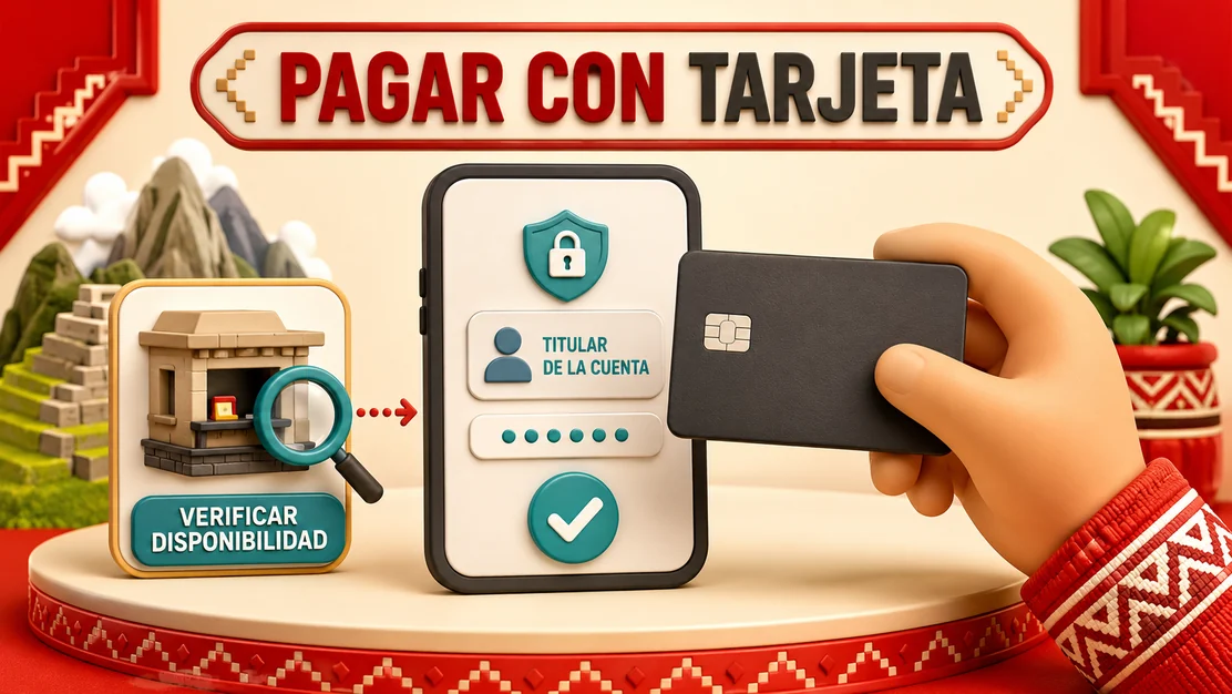 Tarjeta bancaria a nombre del titular conectada con una caja de depósito verificada